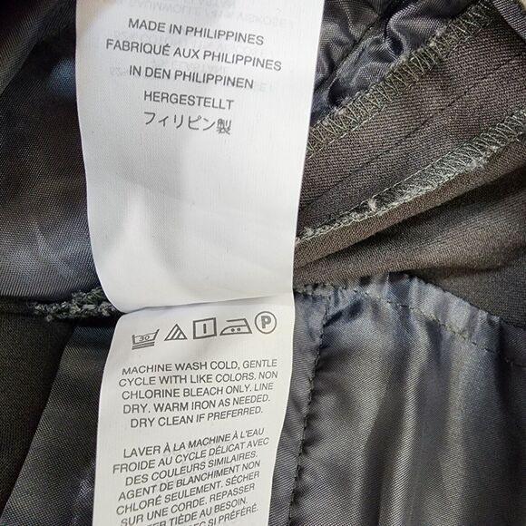 J. Crew Womens Pants Sz 8 Martie Slim Crop Bi Stretch Cotton Side Zip Gray B8521 - Picture 9 of 10